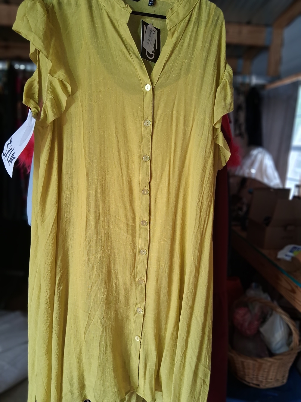 $11EACH Colorful Stripe Sleeveless Ruffle-Hem DRESSES & PANTS - Multi - Picture 6 of 16